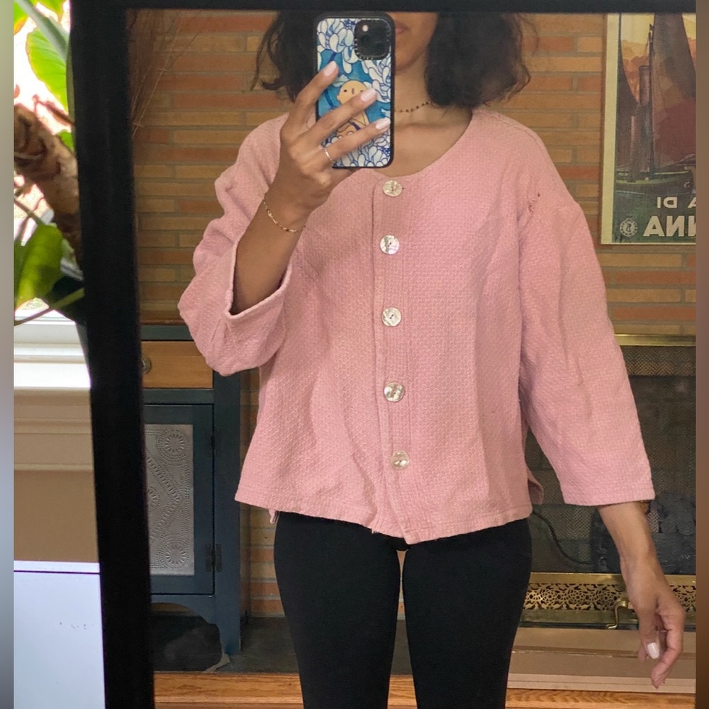 Dusty Pink Cardigan 🌷